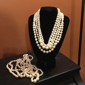 J. CREW multi strand/layer pearl Necklace, NWT